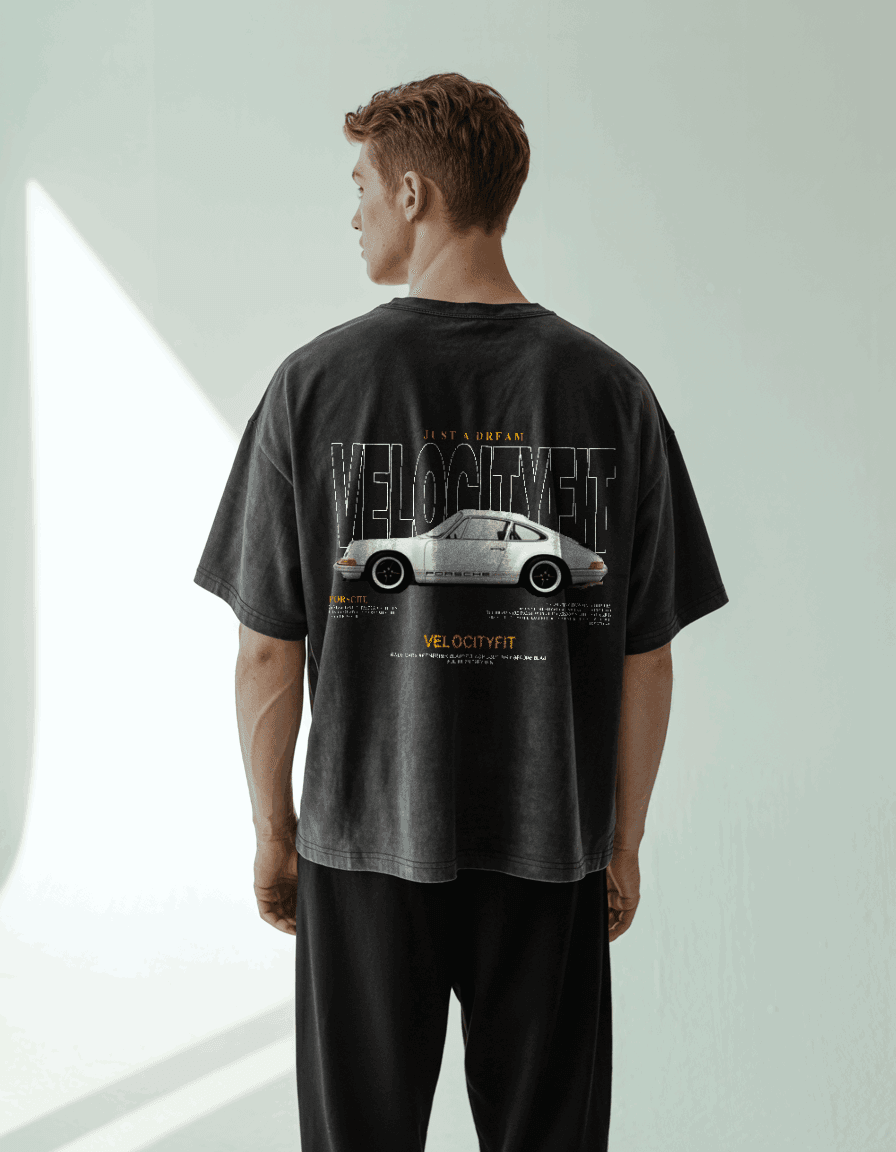Heavy Classic Car Oversized T-shirt