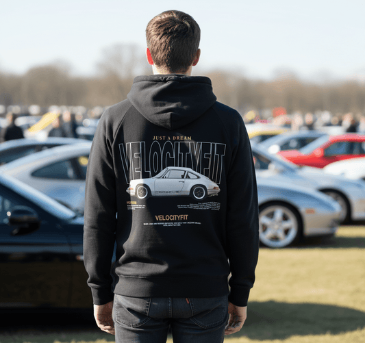 Heavy Classic Car Oversized Hoodie - Car-Inspired Gymwear - TheVelocityFit 