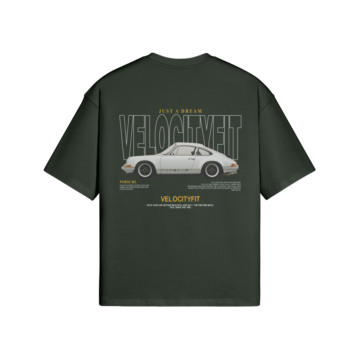 Heavy Classic Car Oversized Shirt - Car-Inspired Gymwear - TheVelocityFit 
