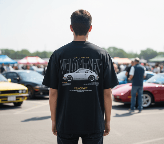 Heavy Classic Car Oversized Shirt - Car-Inspired Gymwear - TheVelocityFit 