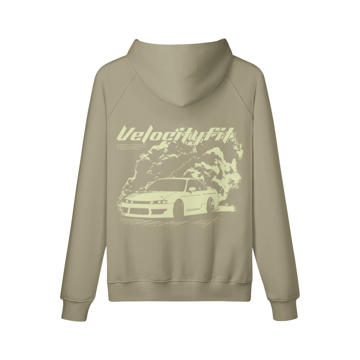 Heavy Drifting Oversized Hoodie - Car-Inspired Gymwear - TheVelocityFit 