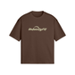 Brown drift car streetwear T-shirt