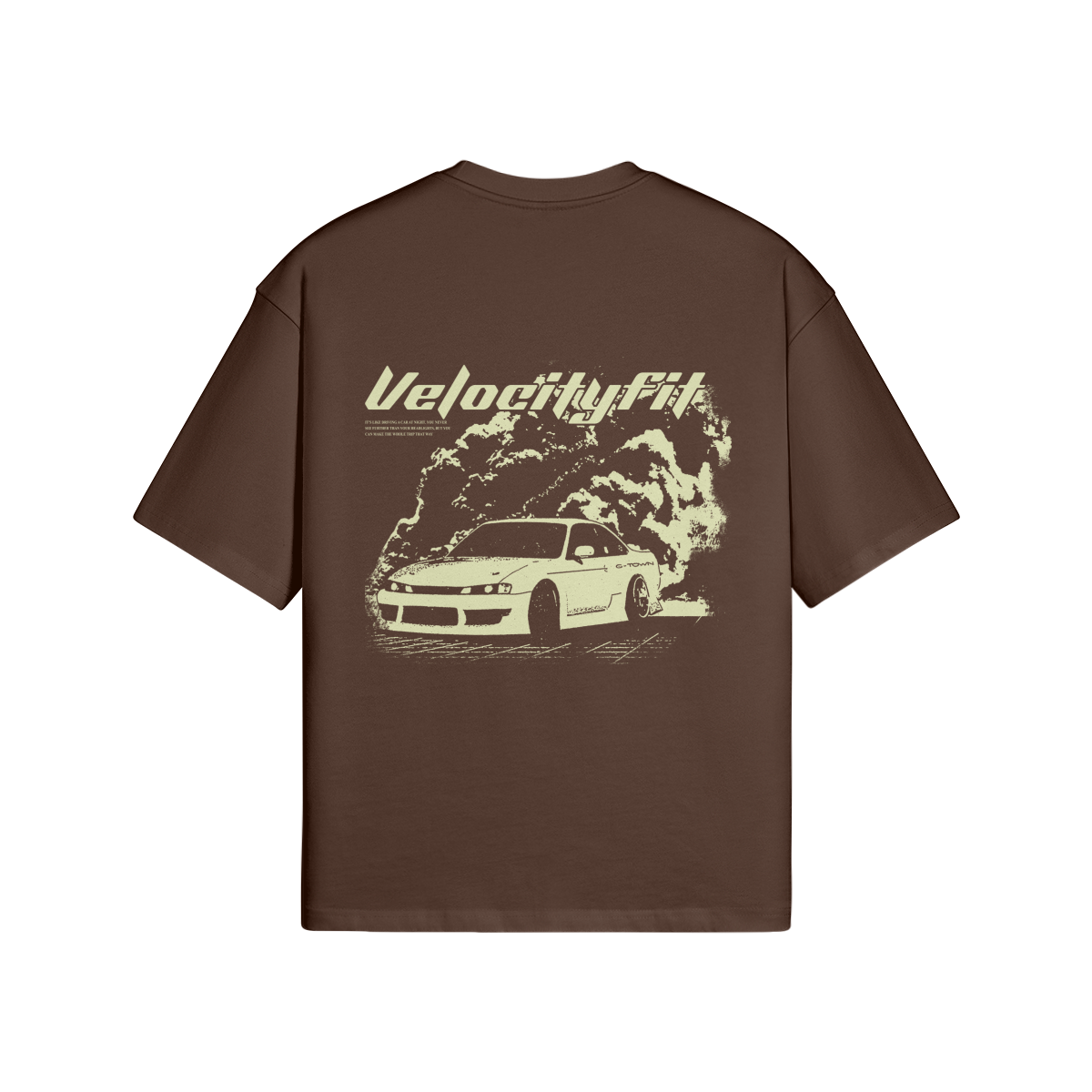 Heavy Drifting Oversized Shirt - Car-Inspired Gymwear - TheVelocityFit 