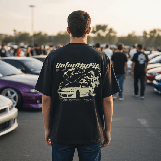 Heavy Drifting Oversized Shirt - Car-Inspired Gymwear - TheVelocityFit 