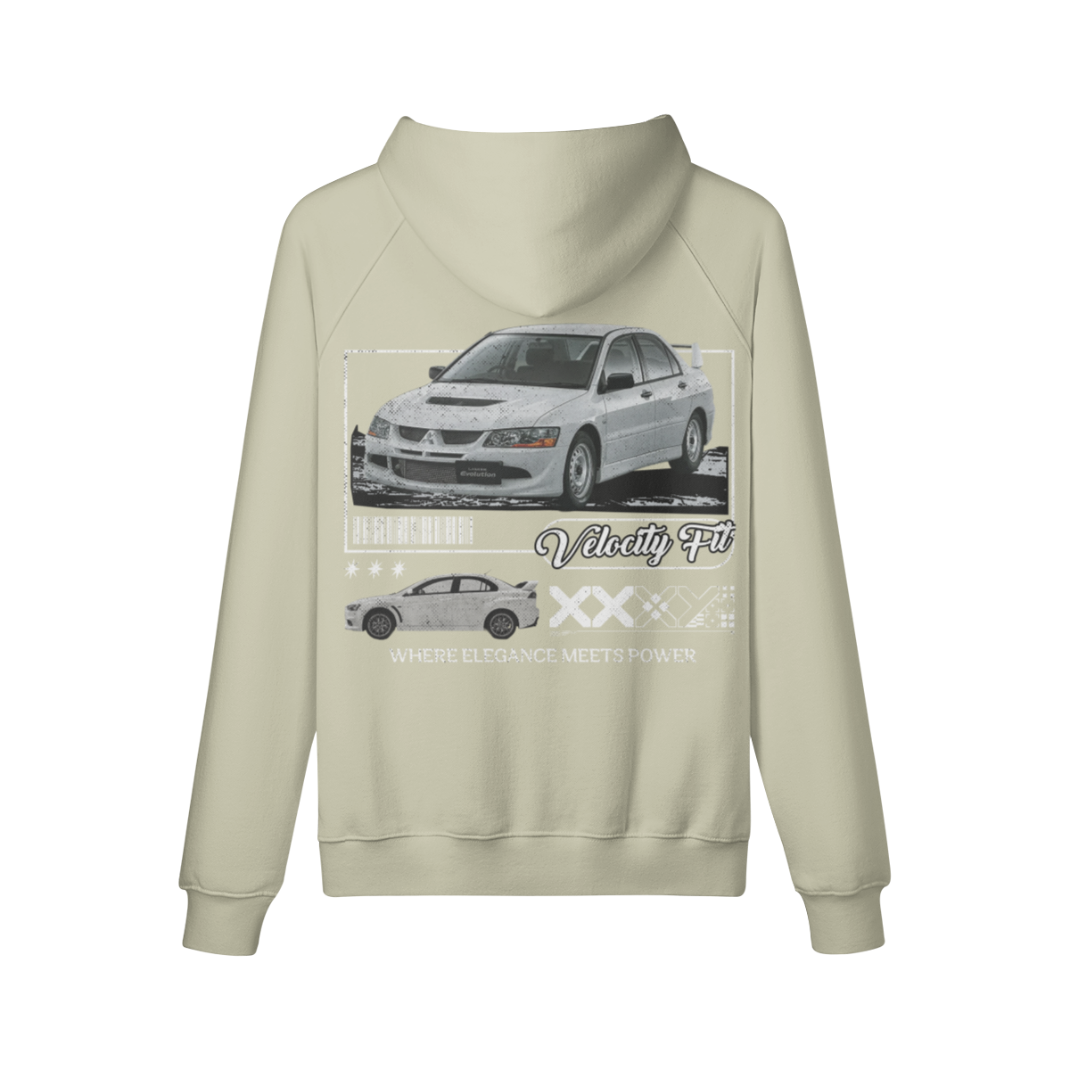 Heavy EVO Oversized Hoodie - Car-Inspired Gymwear - TheVelocityFit 