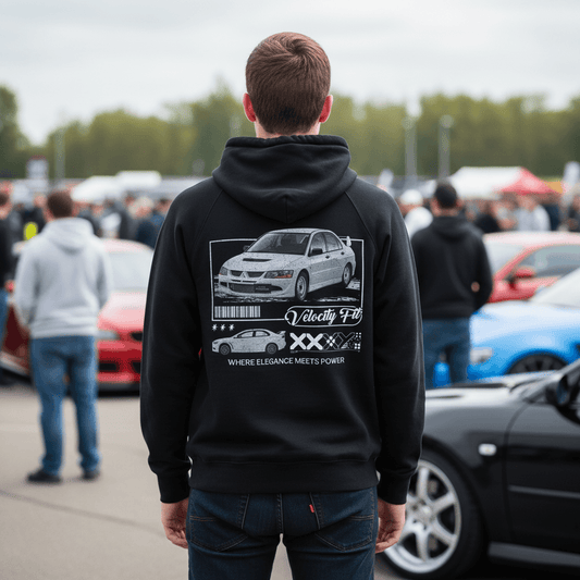 Heavy EVO Oversized Hoodie - Car-Inspired Gymwear - TheVelocityFit 