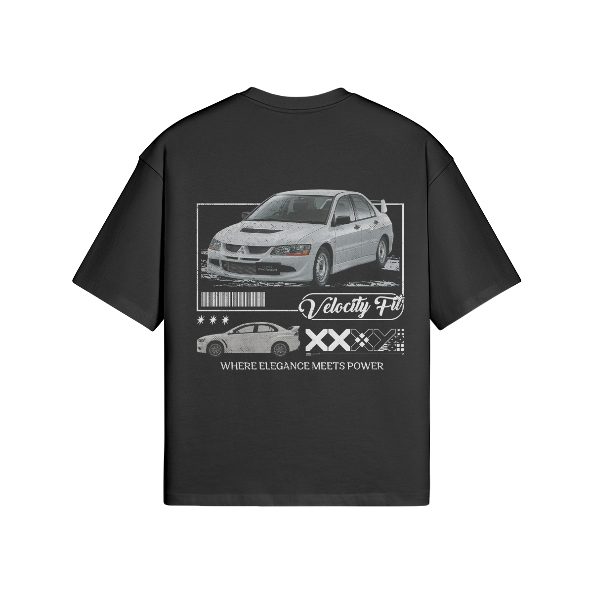 Heavy EVO Oversized Shirt - Car-Inspired Gymwear - TheVelocityFit 