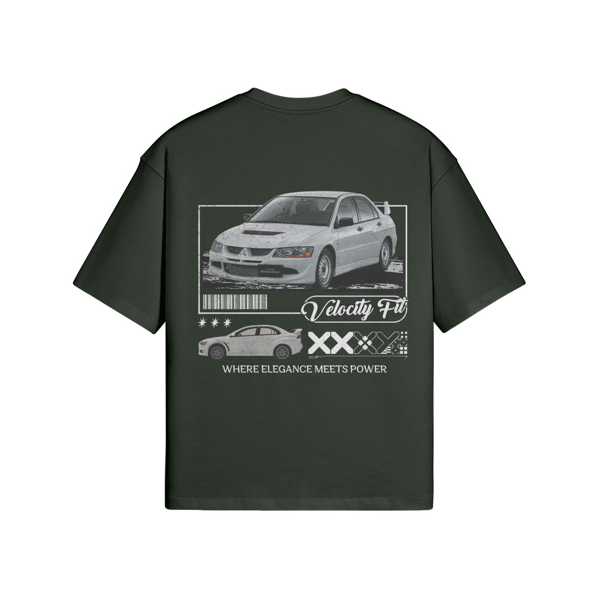 Heavy EVO Oversized Shirt - Car-Inspired Gymwear - TheVelocityFit 