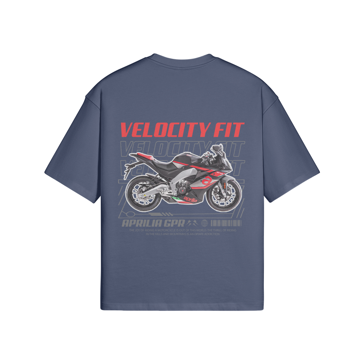Heavy GPR Oversized Shirt - Car-Inspired Gymwear - TheVelocityFit 