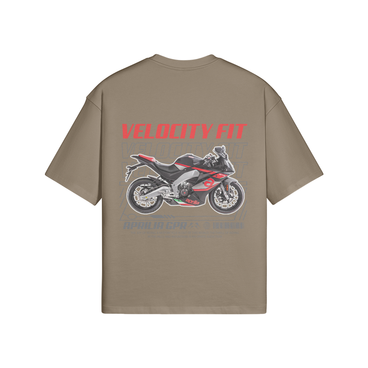 Heavy GPR Oversized Shirt - Car-Inspired Gymwear - TheVelocityFit 