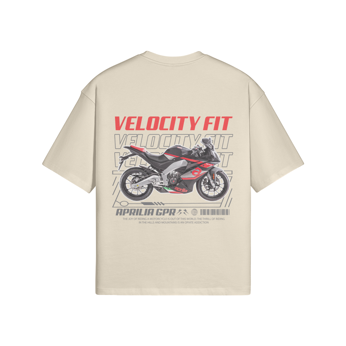 Heavy GPR Oversized Shirt - Car-Inspired Gymwear - TheVelocityFit 