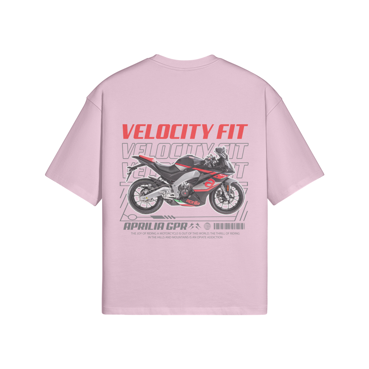 Heavy GPR Oversized Shirt - Car-Inspired Gymwear - TheVelocityFit 