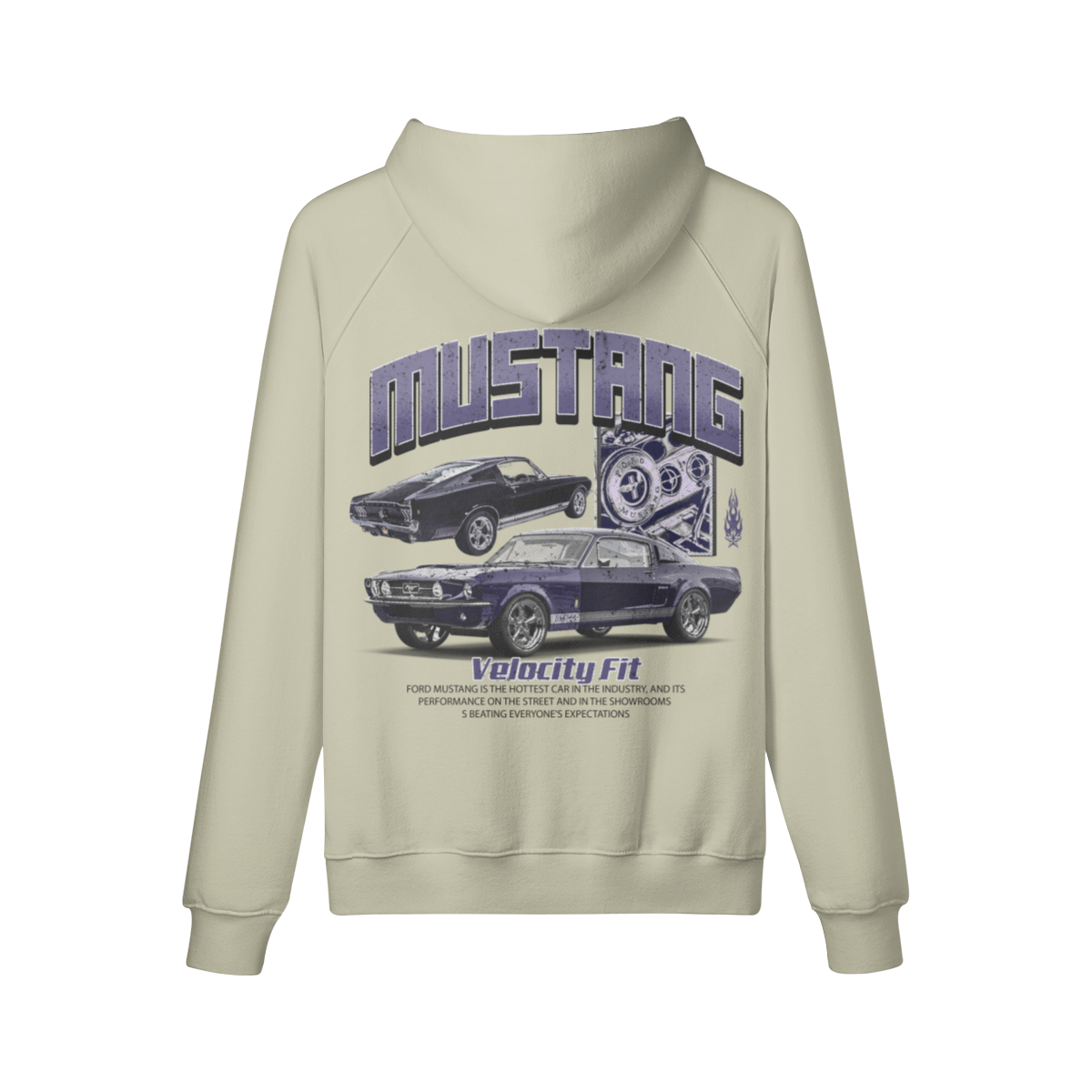 Heavy GT500 Oversized Hoodie - Car-Inspired Gymwear - TheVelocityFit 