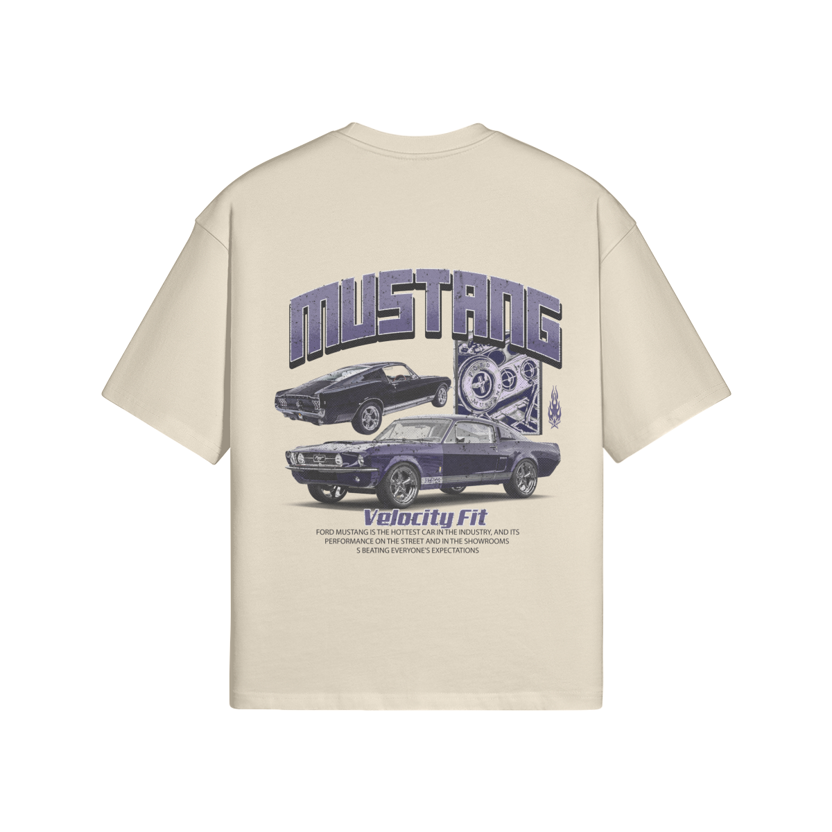 Heavy GT500 Oversized Shirt - Car-Inspired Gymwear - TheVelocityFit 