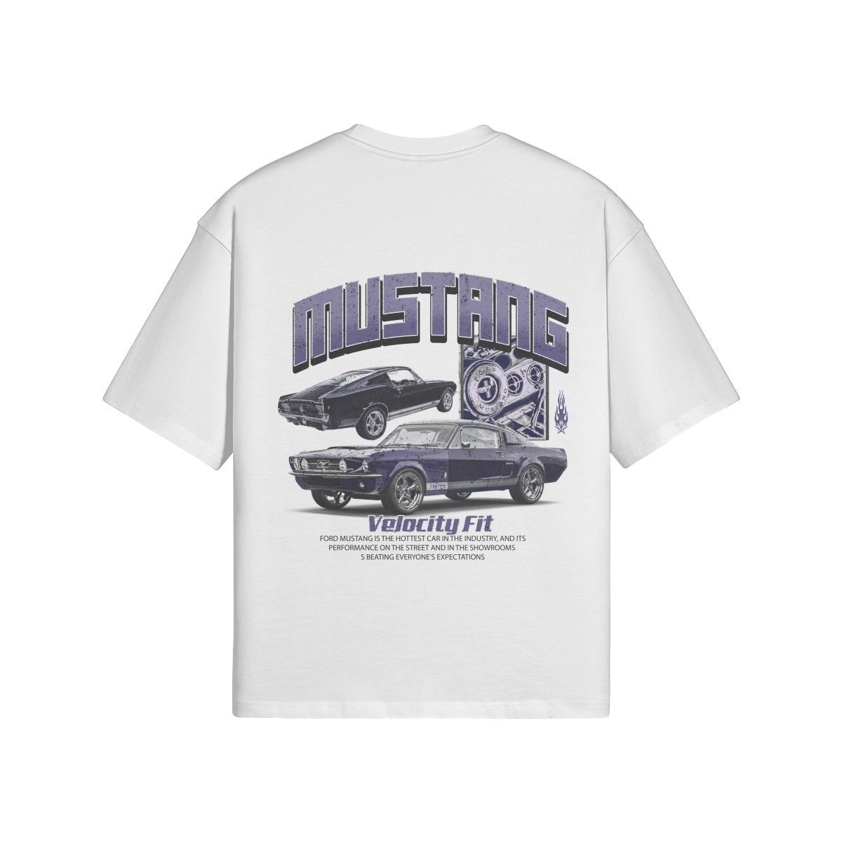 Heavy GT500 Oversized Shirt - Car-Inspired Gymwear - TheVelocityFit 
