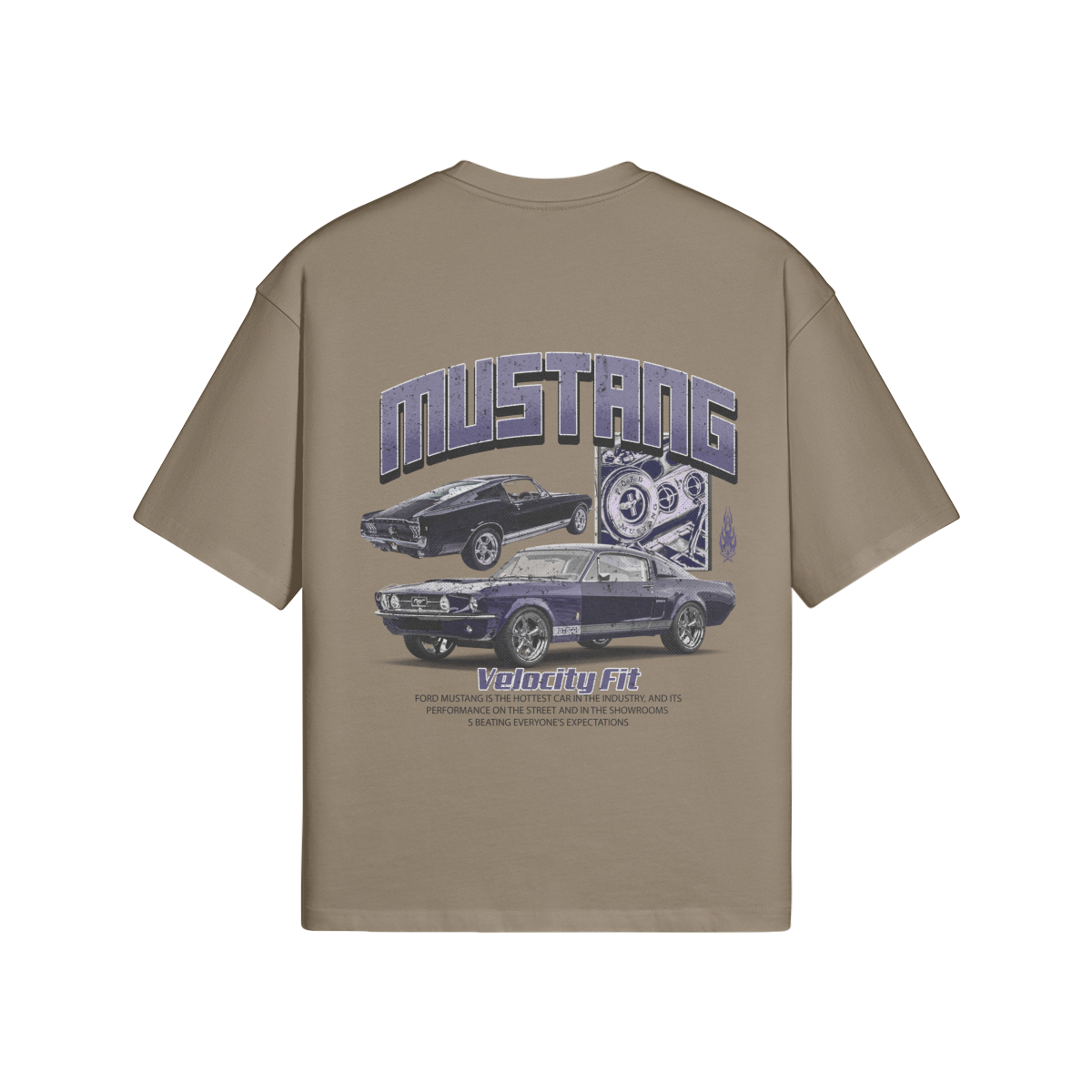 Heavy GT500 Oversized Shirt - Car-Inspired Gymwear - TheVelocityFit 