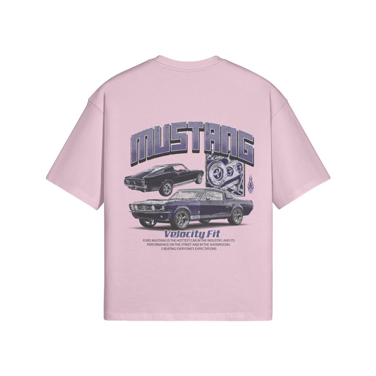 Heavy GT500 Oversized Shirt - Car-Inspired Gymwear - TheVelocityFit 