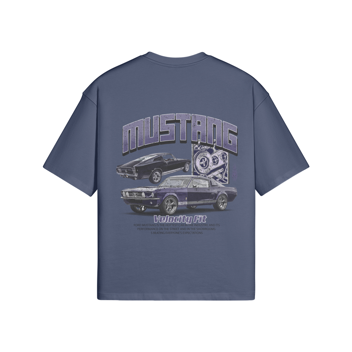 Heavy GT500 Oversized Shirt - Car-Inspired Gymwear - TheVelocityFit 
