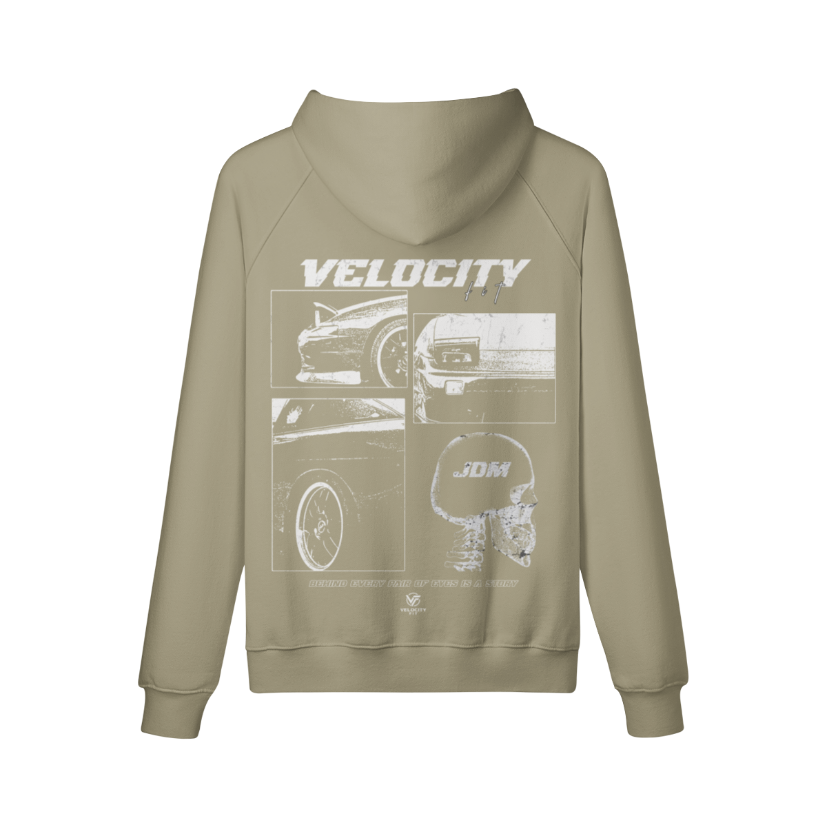 Heavy JDM Oversized Hoodie - Car-Inspired Gymwear - TheVelocityFit 