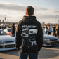 Heavy JDM Oversized Hoodie - Car-Inspired Gymwear - TheVelocityFit 