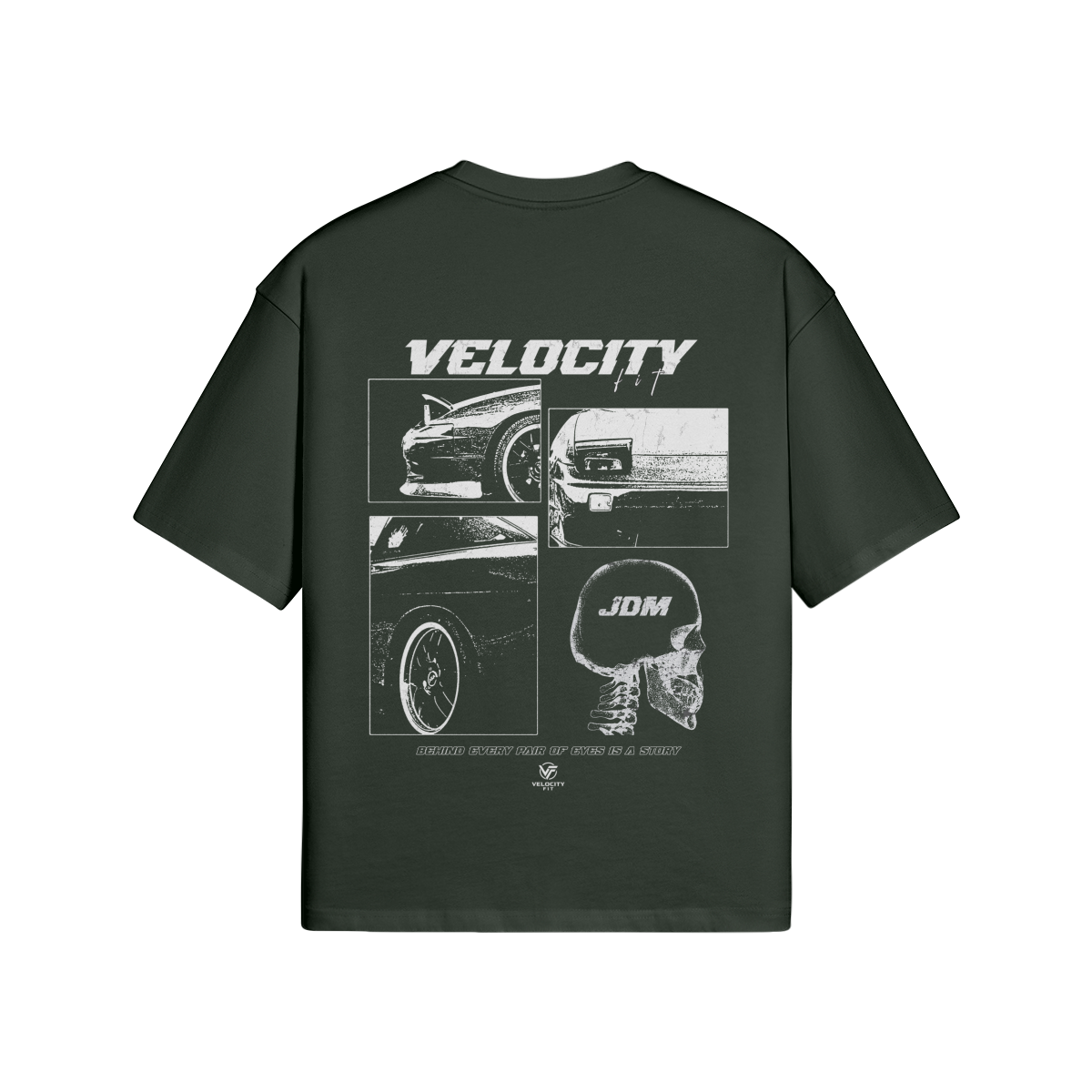 Heavy JDM Oversized Shirt - Car-Inspired Gymwear - TheVelocityFit 