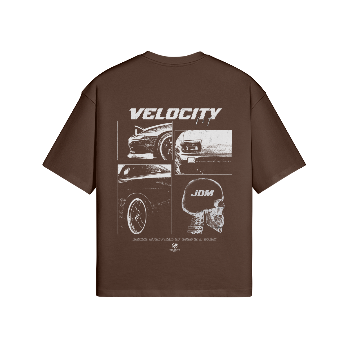 Heavy JDM Oversized Shirt - Car-Inspired Gymwear - TheVelocityFit 