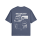 Heavy JDM Oversized Shirt - Car-Inspired Gymwear - TheVelocityFit 