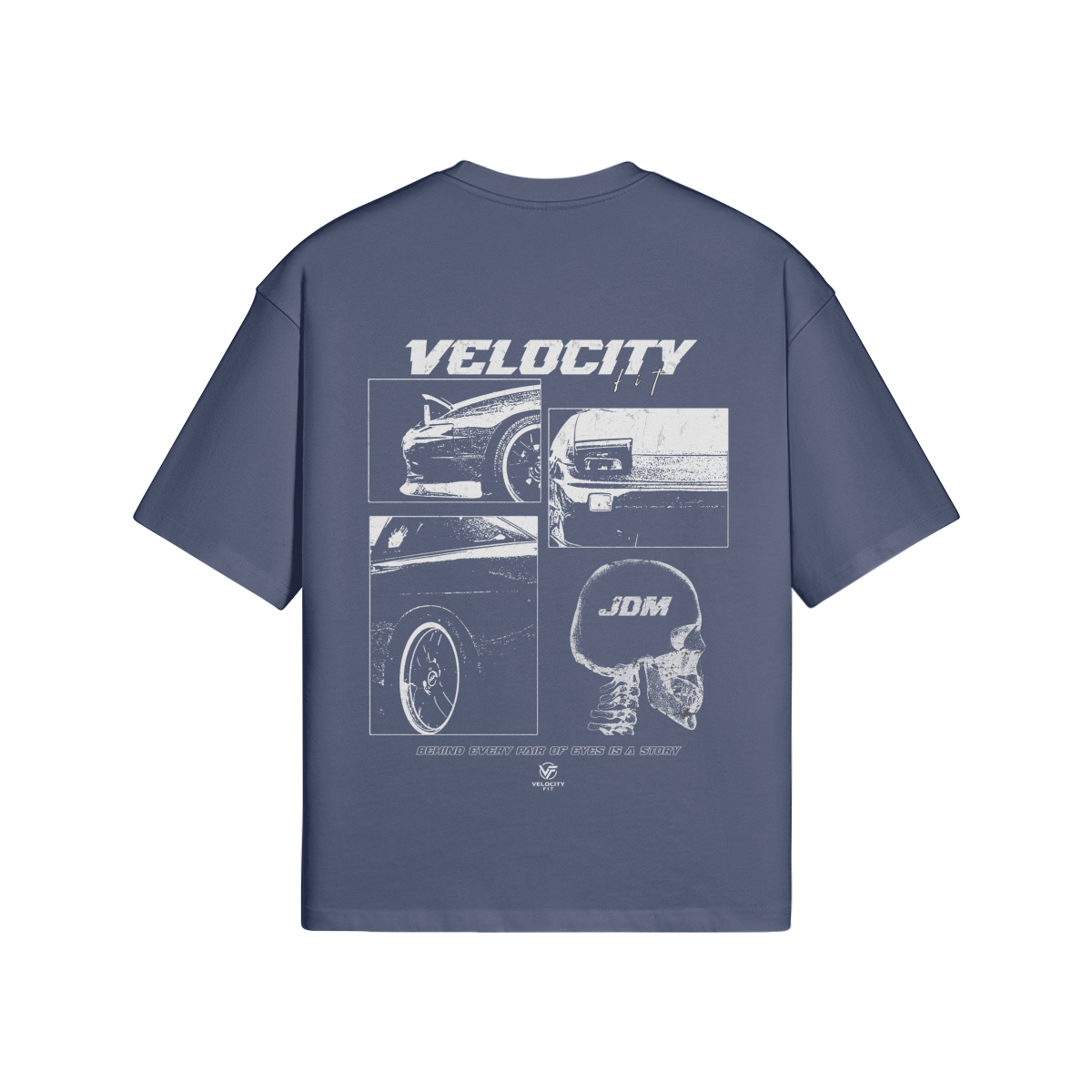 Heavy JDM Oversized Shirt - Car-Inspired Gymwear - TheVelocityFit 