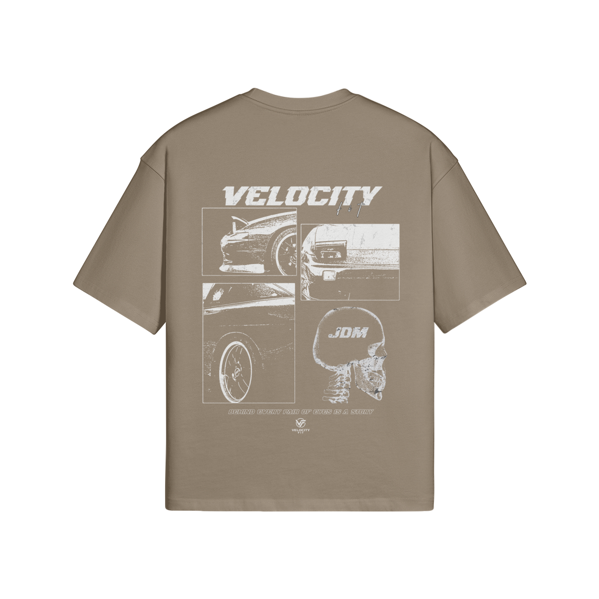 Heavy JDM Oversized Shirt - Car-Inspired Gymwear - TheVelocityFit 