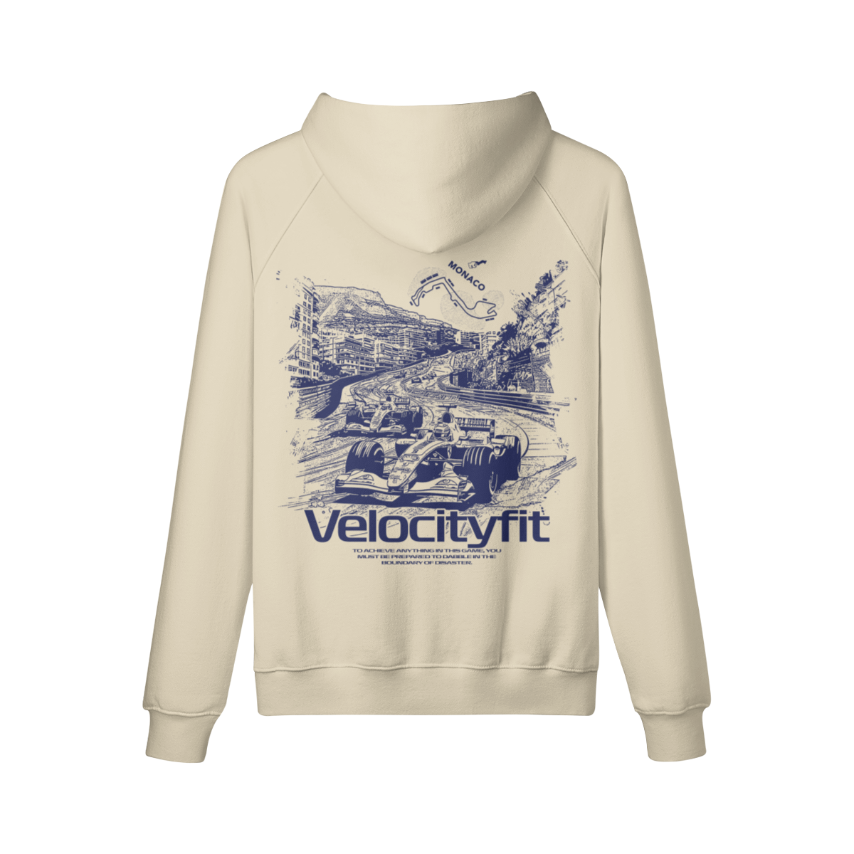 Heavy Monaco Oversized Hoodie - Car-Inspired Gymwear - TheVelocityFit 