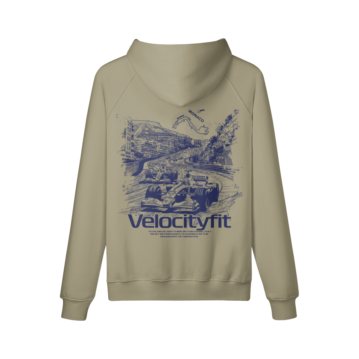 Heavy Monaco Oversized Hoodie - Car-Inspired Gymwear - TheVelocityFit 