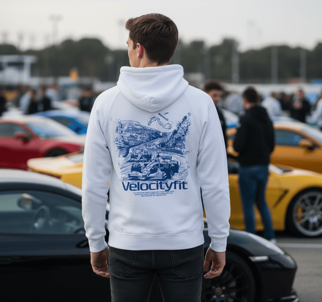 Heavy Monaco Oversized Hoodie - Car-Inspired Gymwear - TheVelocityFit 