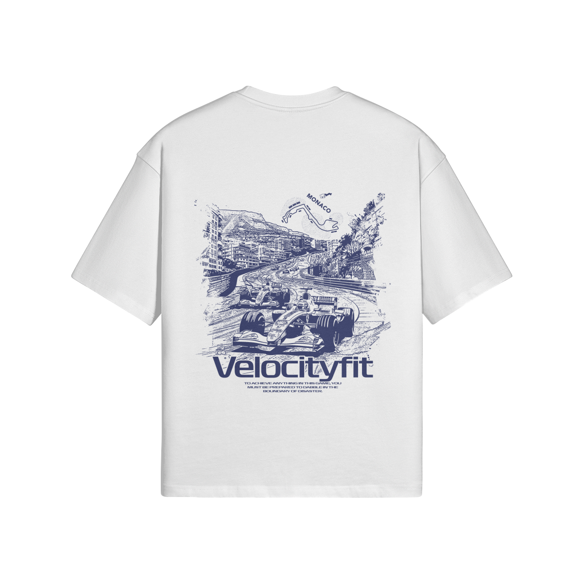 Heavy Monaco Oversized Shirt - Car-Inspired Gymwear - TheVelocityFit 