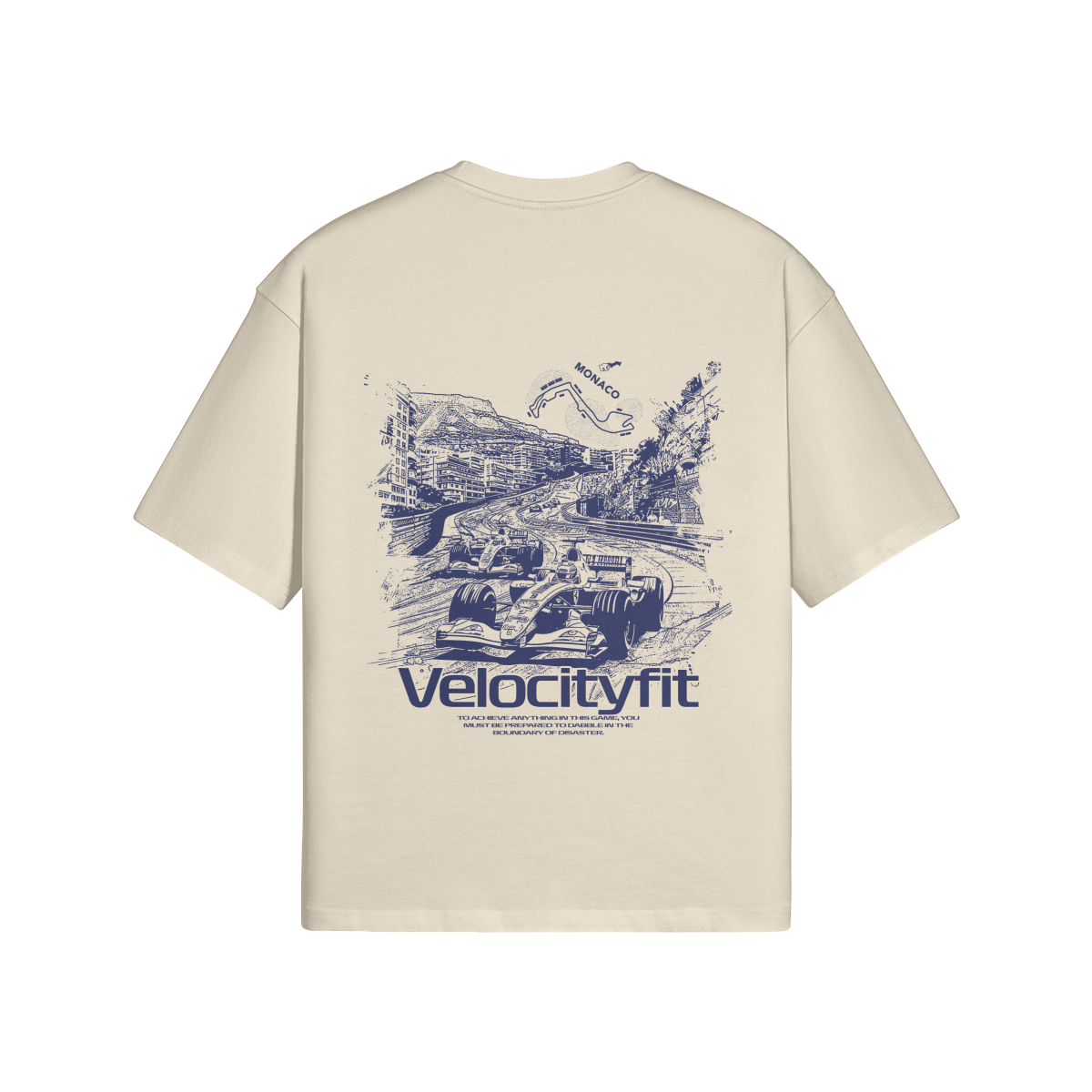 Heavy Monaco Oversized Shirt - Car-Inspired Gymwear - TheVelocityFit 