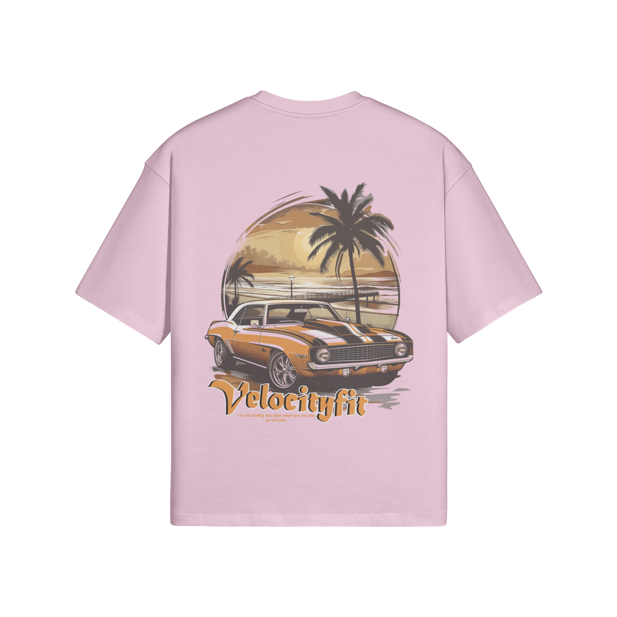 Heavy Muscle Car Oversized Shirt - Car-Inspired Gymwear - TheVelocityFit 