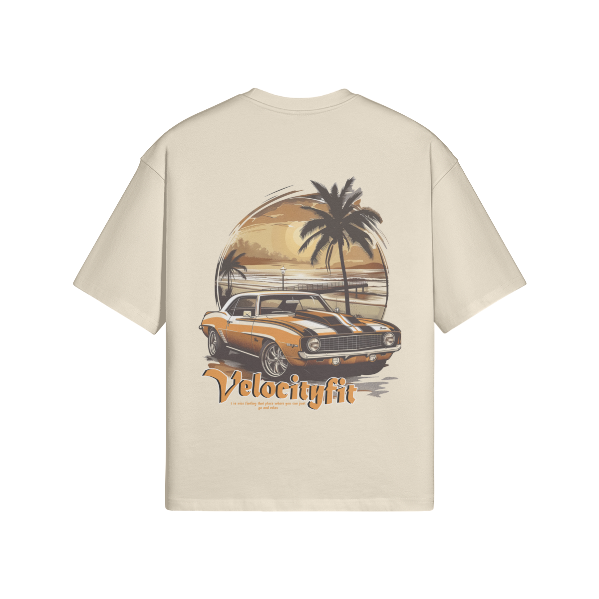 Heavy Muscle Car Oversized Shirt - Car-Inspired Gymwear - TheVelocityFit 