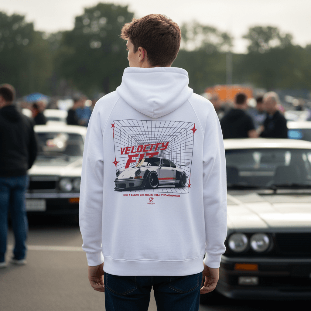 Heavy Porsche Oversized Hoodie - Car-Inspired Gymwear - TheVelocityFit 