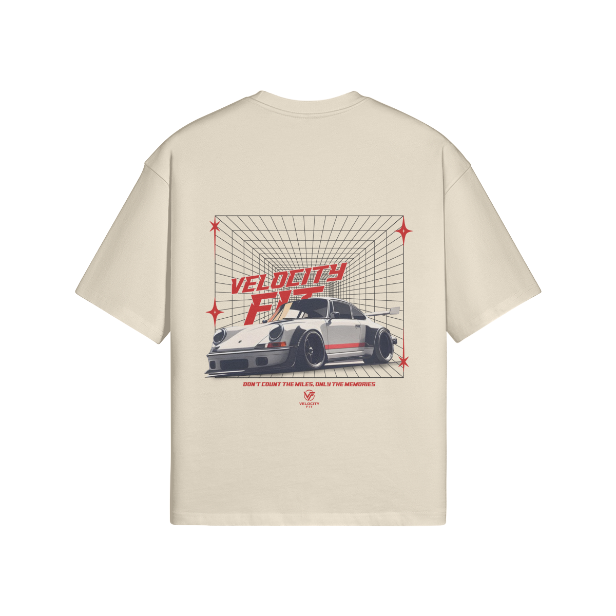 Heavy Porsche Oversized Shirt - Car-Inspired Gymwear - TheVelocityFit 