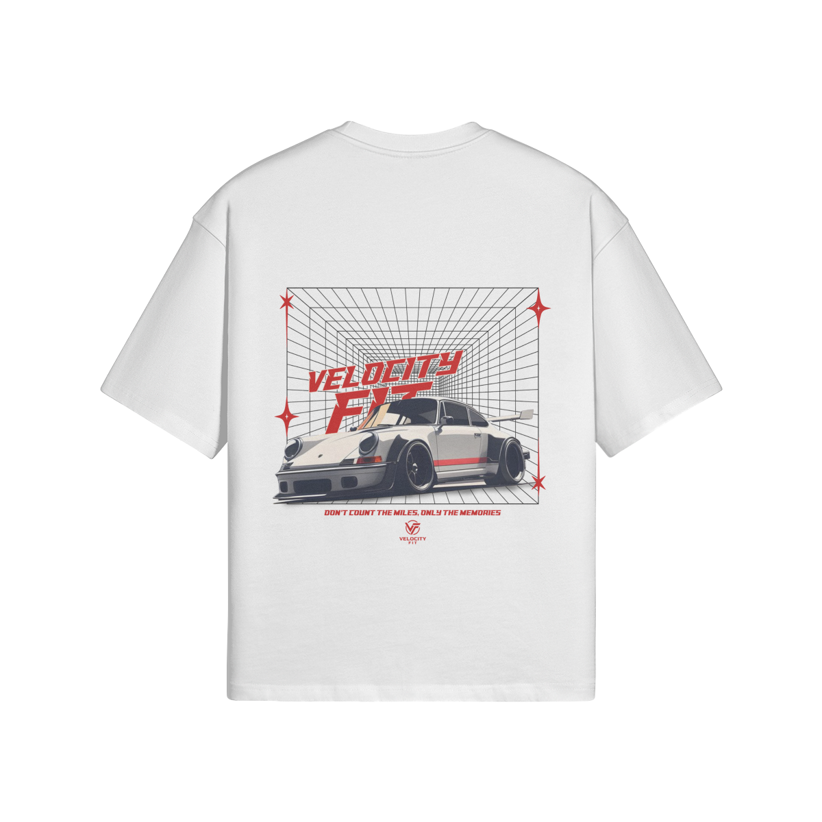 Heavy Porsche Oversized Shirt - Car-Inspired Gymwear - TheVelocityFit 