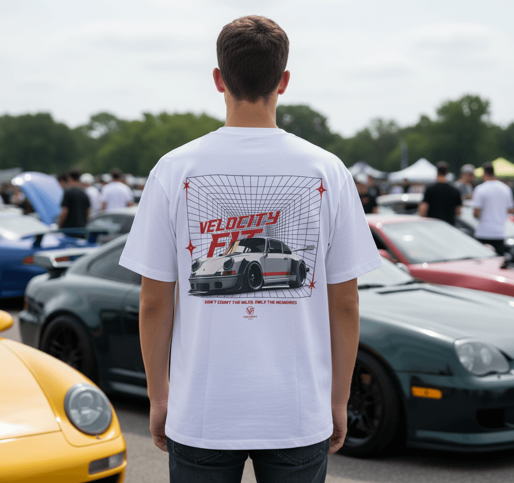 Heavy Porsche Oversized Shirt - Car-Inspired Gymwear - TheVelocityFit 