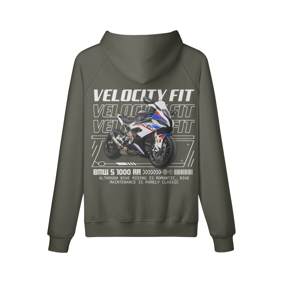 Heavy S1000RR Oversized Hoodie - Car-Inspired Gymwear - TheVelocityFit 