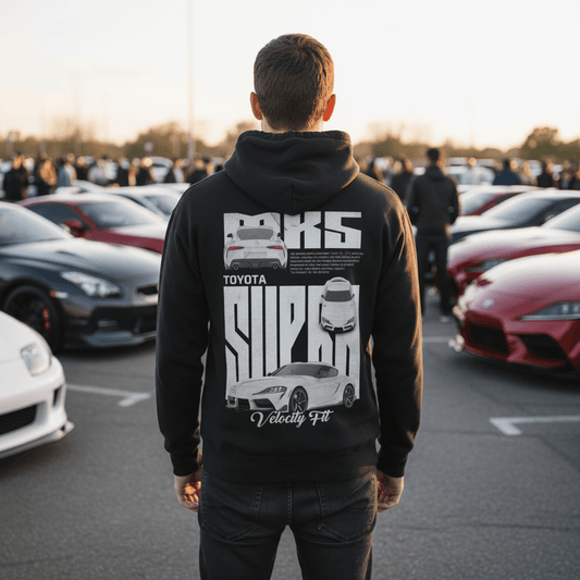 Heavy Supra MK5 Oversized Hoodie - Car-Inspired Gymwear - TheVelocityFit 