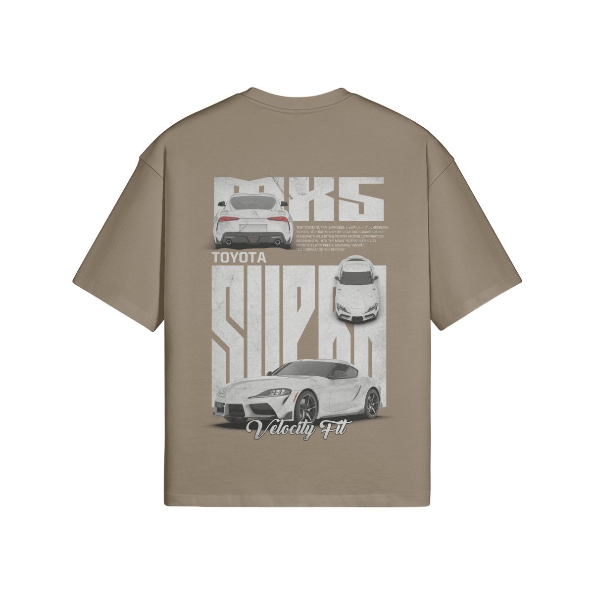 Heavy Supra MK5 Oversized Shirt - Car-Inspired Gymwear - TheVelocityFit 