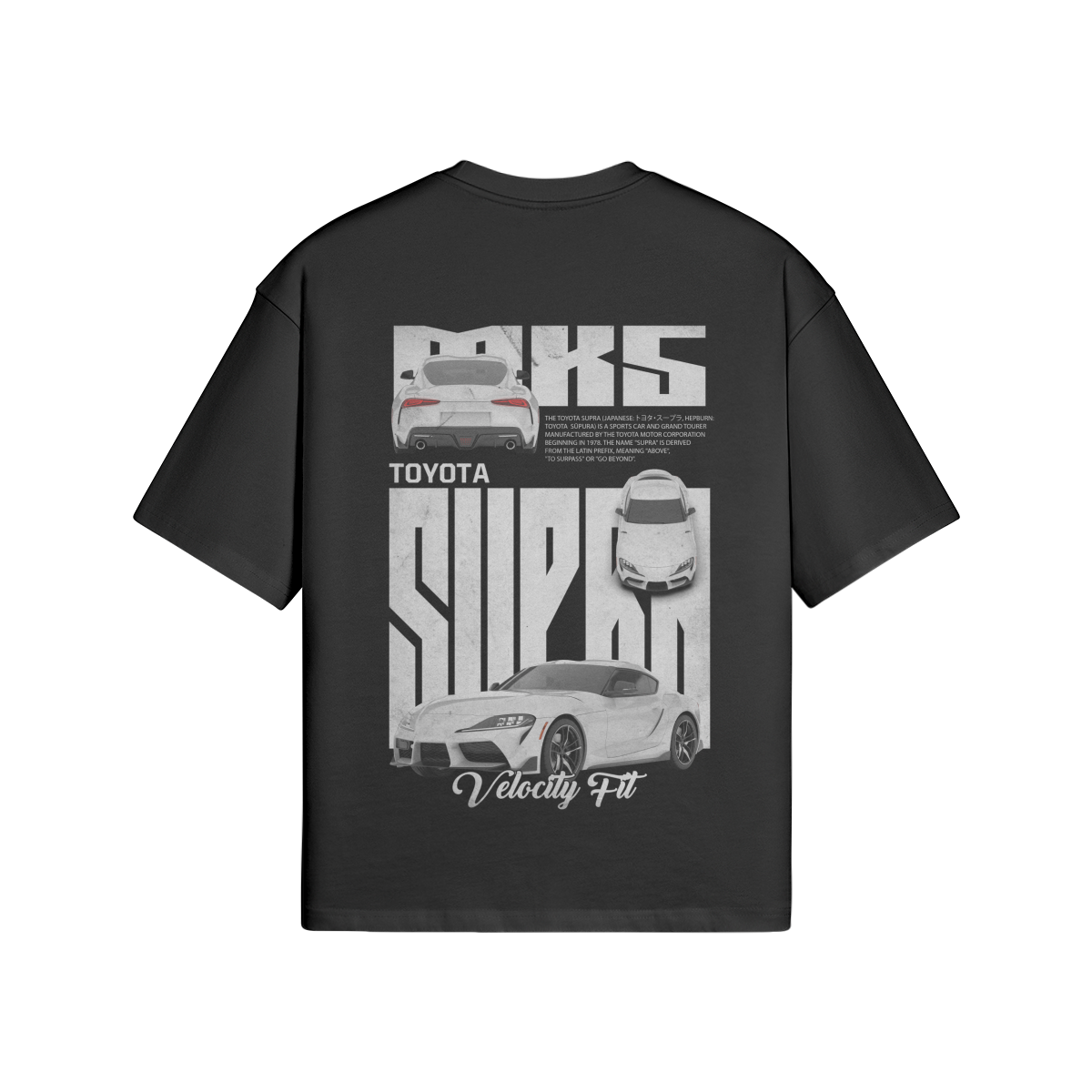 Heavy Supra MK5 Oversized Shirt - Car-Inspired Gymwear - TheVelocityFit 