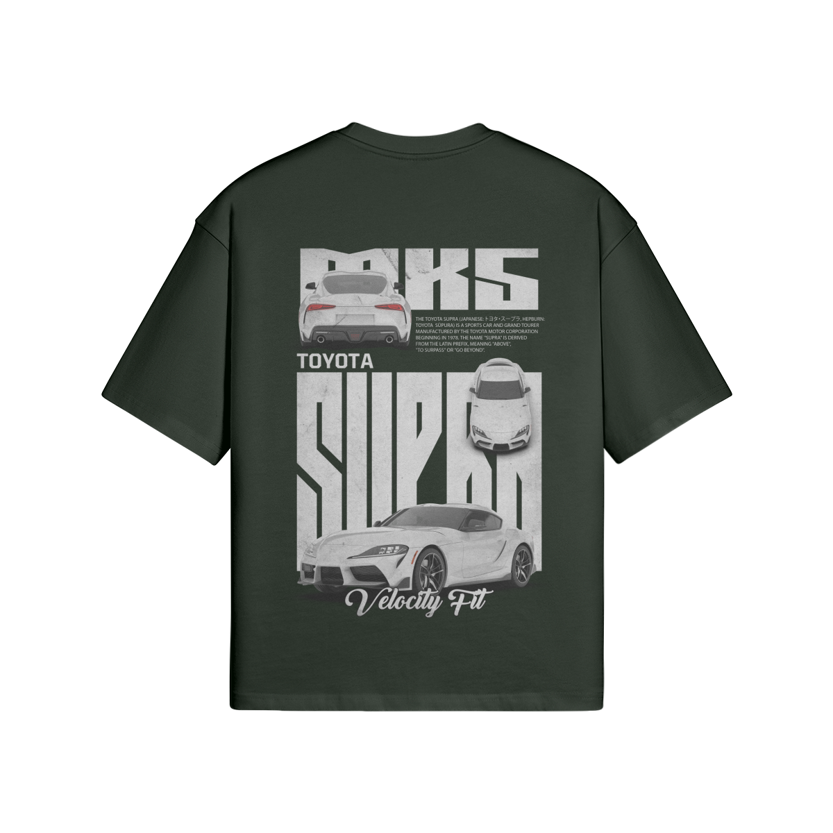 Heavy Supra MK5 Oversized Shirt - Car-Inspired Gymwear - TheVelocityFit 
