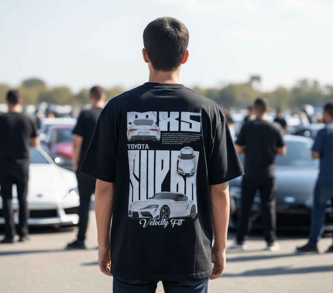 Heavy Supra MK5 Oversized Shirt - Car-Inspired Gymwear - TheVelocityFit 