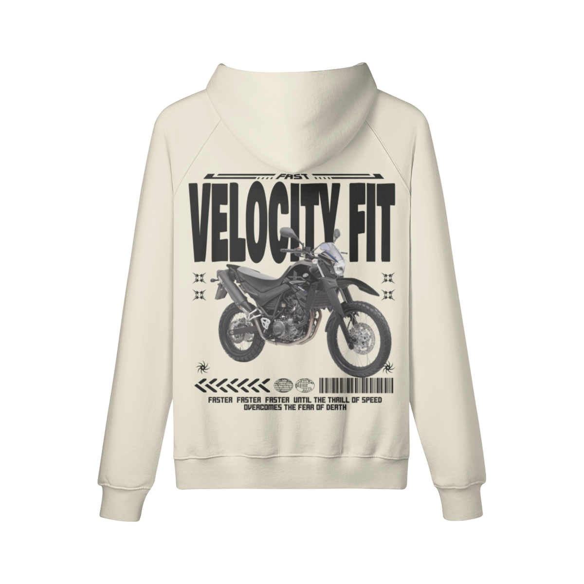 Heavy XT660 Oversized Hoodie - Car-Inspired Gymwear - TheVelocityFit 