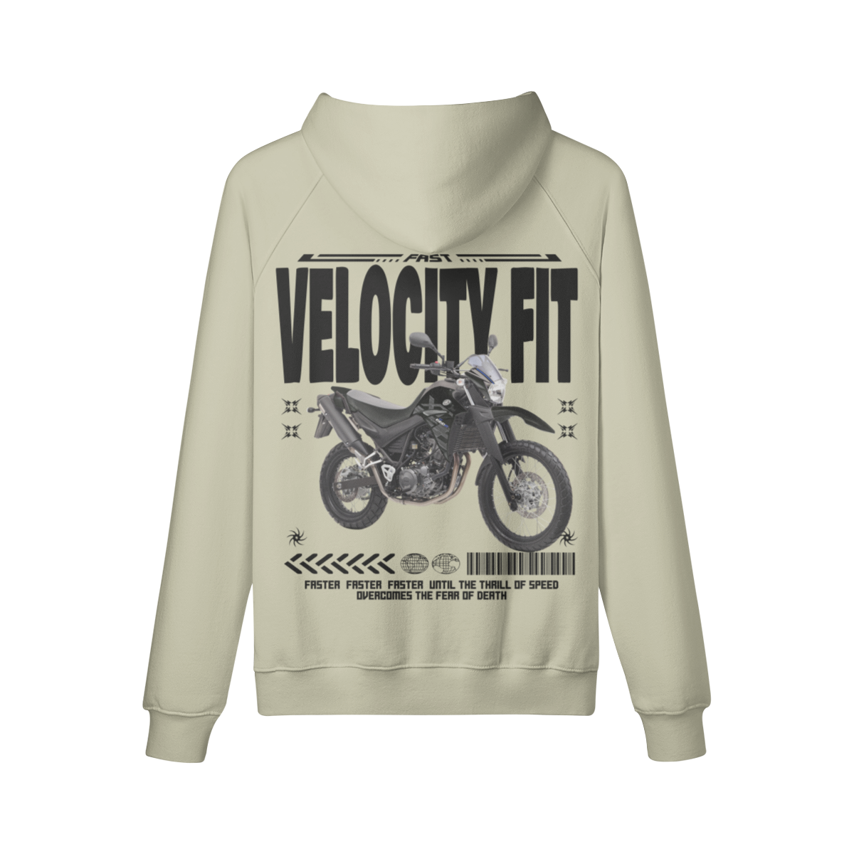 Heavy XT660 Oversized Hoodie - Car-Inspired Gymwear - TheVelocityFit 