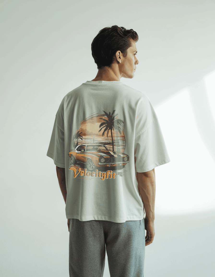 Heavy Muscle Car Oversized T-Shirt - TheVelocityFit